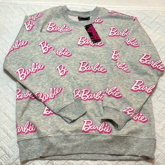 BARBIE Sweatshirt, NWT - Picture 5 of 8